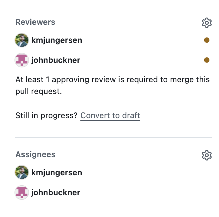 Example PR assignment